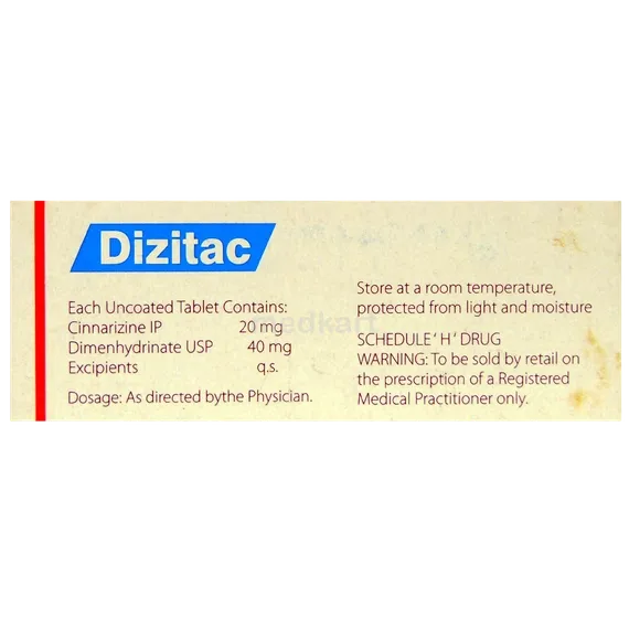 dizitac 20/40mg tablet 10's